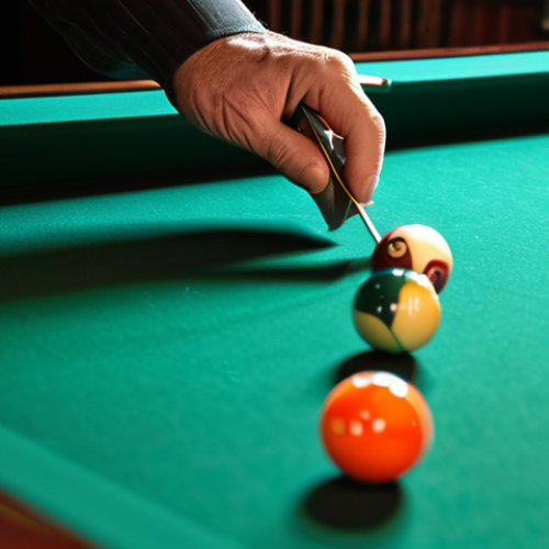 Home 23 **
"A close-up shot of a billiard player's hands carefully using a cue tip replacement kit. Focus on the tools, specifically the cutter trimming the old tip. The scene is a well-lit billiards room. safe for work, appropriate content, fully clothed, professional, perfect anatomy, well-formed hands, proper finger count, natural pose."
**