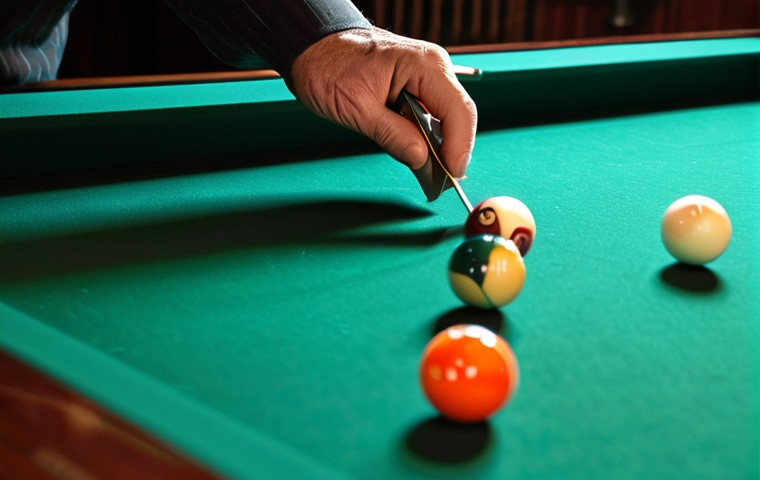 **

"A close-up shot of a billiard player's hands carefully using a cue tip replacement kit. Focus on the tools, specifically the cutter trimming the old tip. The scene is a well-lit billiards room. safe for work, appropriate content, fully clothed, professional, perfect anatomy, well-formed hands, proper finger count, natural pose."

**