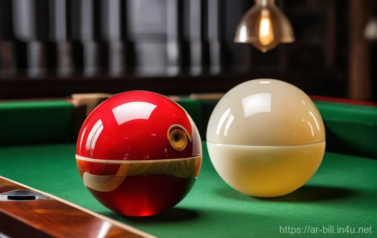 3구 당구 공 규격 - The Evolution of Billiard Balls: From Ivory to Modern Resin**

"A split image depicting the historic...