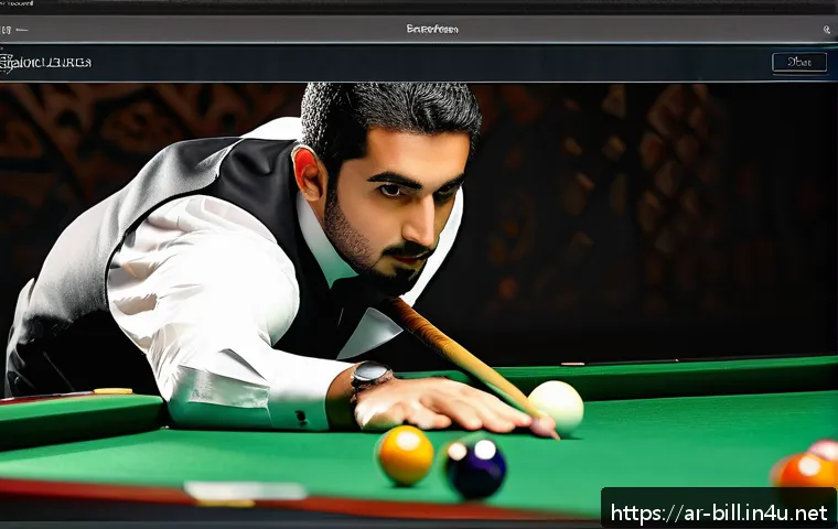 온라인 당구 커뮤니티 - A vibrant digital billiards community forum scene featuring diverse Arabic-speaking players engaged ...